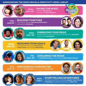 Global Talent Joins Crayola Creativity Week to Fuel Creative Learning for Students