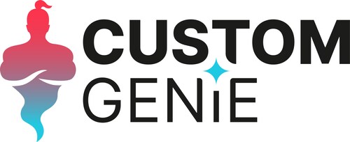 Custom Genie provides custom stickers, pens, pencils, and name badges under one unified brand with free shipping, no setup fees, no minimums, easy online ordering, and personalized customer service.