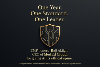 The MedLegal Professor™ Launches #ResponsibleAILeaders Series, Honoring MedEd Cloud CEO Raji Akileh for Giving AI Its Ethical Spine