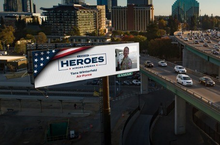 Lamar Advertising's "Heroes Across America" Billboard Campaign