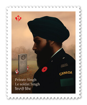 Private Singh stamp (CNW Group/Canada Post)