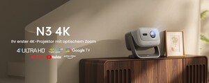 JMGO präsentiert den N3 4K: ein intelligenter Triple-Laser-Projektor, der das 4K-Heimkino neu definiert
