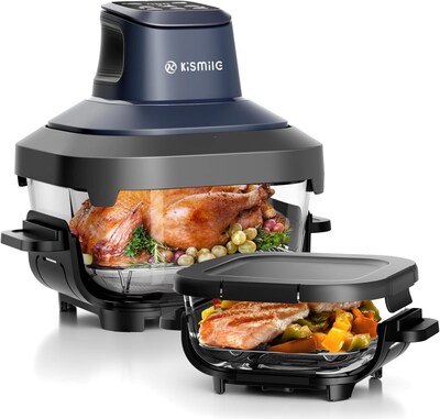 Kismile's Upgraded Glass Air Fryer — designed to make healthy, home-cooked meals visible, effortless, and beautifully crisp. Kismile's Upgraded Glass Air Fryer — designed to make healthy, home-cooked meals visible, effortless, and beautifully crisp.