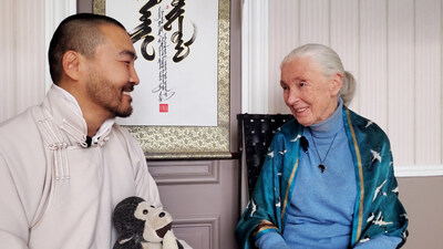 Dr. Jane Goodall meeting the Mongolian Empathy Warrior Naranbadrakh Dr. Jane Goodall meeting the Mongolian Empathy Warrior Naranbadrakh
