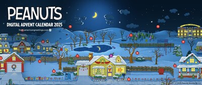 American Greetings Launches New 2025 Digital Advent Calendar with Peanuts Worldwide