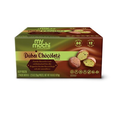 My/Mochi introduces first Dubai Chocolate Style mochi ice cream in US, starting with club stores in November. My/Mochi introduces first Dubai Chocolate Style mochi ice cream in US, starting with club stores in November.