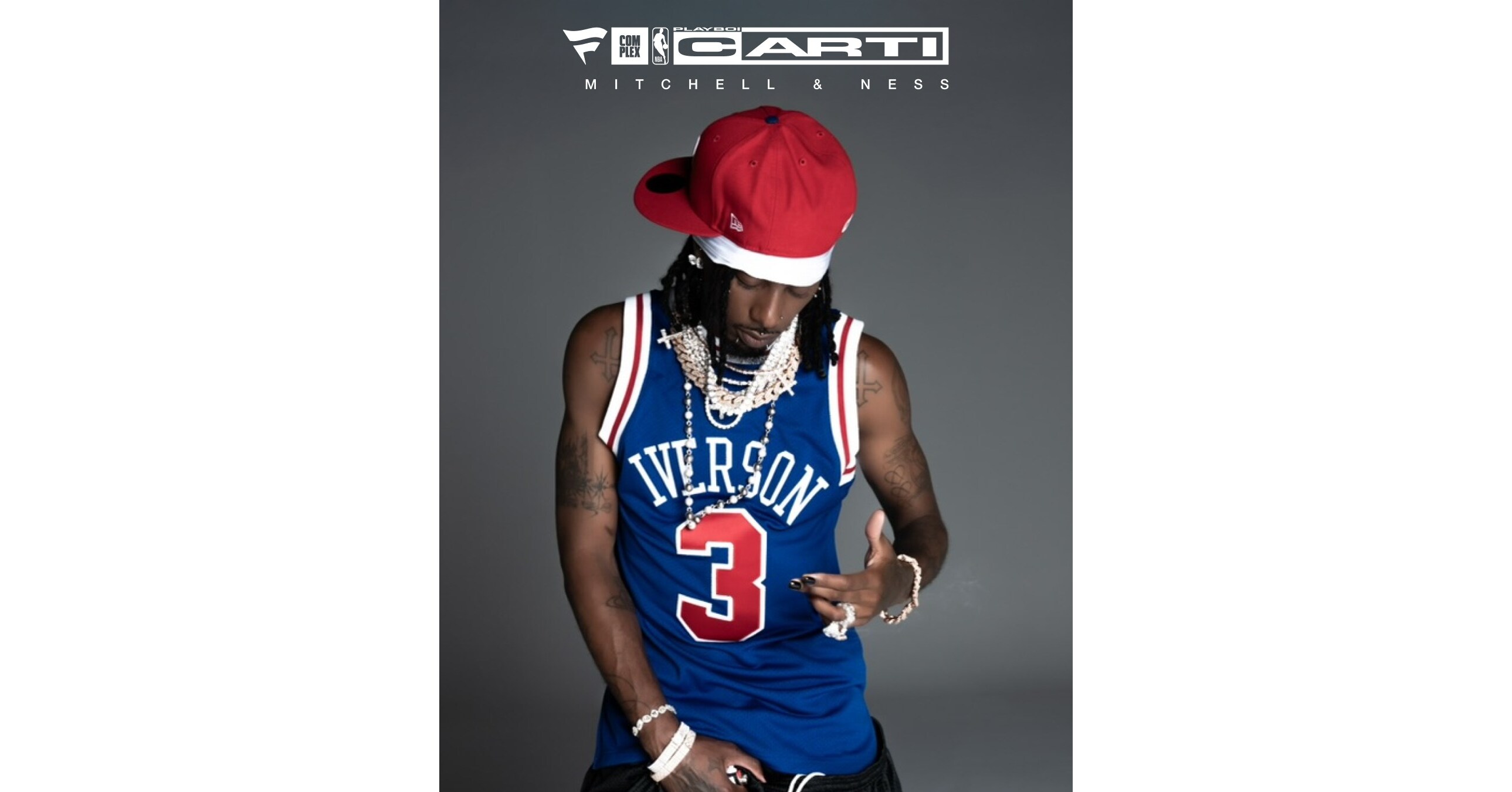 Fanatics & Complex Unveil the Playboi Carti x Mitchell & Ness NBA League  Collection