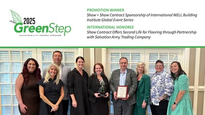 Shaw team members at FCW 2025 GreenStep Awards Shaw team members at FCW 2025 GreenStep Awards