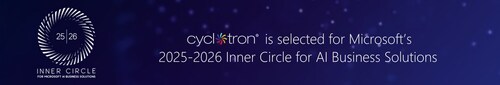 Cyclotron Selected for Microsoft's 2025-2026 Inner Circle for AI Business Solutions