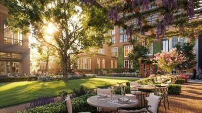 View from The RO’s retail village looking towards The Birdsall; Rendering courtesy of The Boundary View from The RO’s retail village looking towards The Birdsall; Rendering courtesy of The Boundary