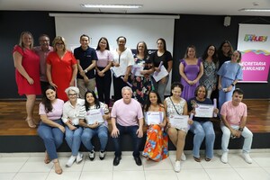 Luft Logistics forma primeira turma de operadoras de empilhadeira em Barueri (SP)