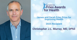 Christopher J.L. Murray Receives 2025 James and Sarah Fries Prize for Improving Health