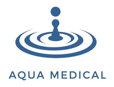 Aqua Medical - logo, blue Aqua Medical - logo, blue