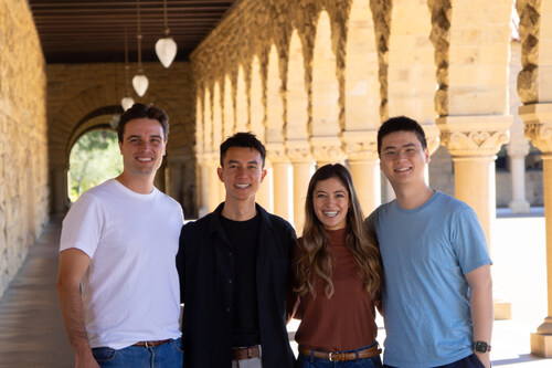 Subtle Computing Founding Team (from left to right: David Harrison, Tyler Chen, Savannah Cofer, Jackie Yang)