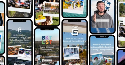 Examples of creative from Emergent Media’s campaign for Pacifico®