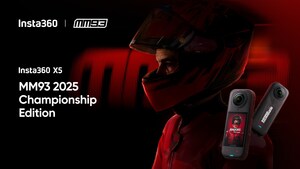 Insta360 and Marc Márquez reunite for X5 MM93 2025 Championship Edition