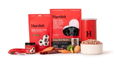 Hartfelt is a premium pet nutrition brand founded by comedian and actor Kevin Hart with a mission to transform the way people care for their dogs.
Kevin Hart’s Hartfelt Dog Food Brand Launches With Hartfelt Angus Beef Recipe: Nutrition-Packed Premium Dog Food, Hartfelt Single-Ingredient Treats: 100% Freeze-Dried Raw Beef Liver, and Hartfelt Mobility Relief Chews: Joint-Supporting Supplements for Dogs. Hartfelt is a premium pet nutrition brand founded by comedian and actor Kevin Hart with a mission to transform the way people care for their dogs.
Kevin Hart’s Hartfelt Dog Food Brand Launches With Hartfelt Angus Beef Recipe: Nutrition-Packed Premium Dog Food, Hartfelt Single-Ingredient Treats: 100% Freeze-Dried Raw Beef Liver, and Hartfelt Mobility Relief Chews: Joint-Supporting Supplements for Dogs.