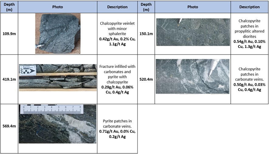 Core photos – Hole EL25018 (CNW Group/Arras Minerals Corp.)