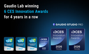 Gaudio Lab Wins Two CES 2026 Innovation Awards with Its AI Audio Solution "Gaudio Studio Pro"