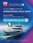 The pre-registration channel for the 2026 China (Shanghai) International Boat Show is now officially open