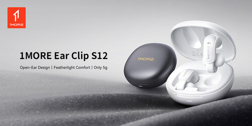 1MORE Expands Its Open-Ear Lineup with the New Ear Clip S12