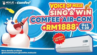 Sing, Sip, and Stay Cool: Comfee and MIXUE Bring Malaysia a Double Chill Experience! Sing, Sip, and Stay Cool: Comfee and MIXUE Bring Malaysia a Double Chill Experience!