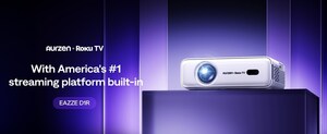 Aurzen Debuts Aurzen Roku TV Smart Projector EAZZE D1R: Roku TV Projector with Dolby Audio
