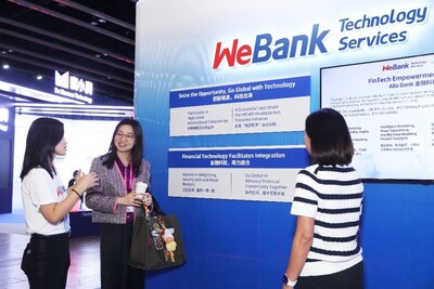 WeBank Technology Services highlighted its international expansion achievements, positioning itself as a leading example of Chinese fintech going global.
