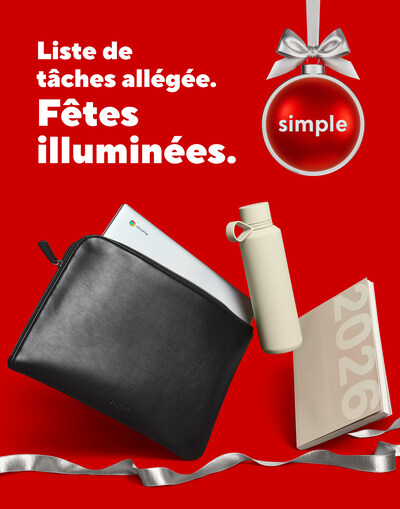 Bureau en Gros offre un soutien pour les Fêtes alors qu’un nouveau sondage révèle que 82 % des parents, des enseignants et des propriétaires de petites entreprises ont du mal à suivre les listes de tâches des Fêtes (Groupe CNW/Staples Canada ULC)