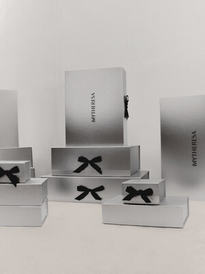 Leading luxury multi-brand digital platform Mytheresa is delighted to unveil its new holiday packaging, reimagined in radiant silver for the festive season