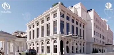 Benghazi’s newest hotel: The Al Qasr Airport Hotel offers 1,100 rooms housed on four floors with a wide range of luxury amenities. The Penetron System ensures below-grade concrete durability.