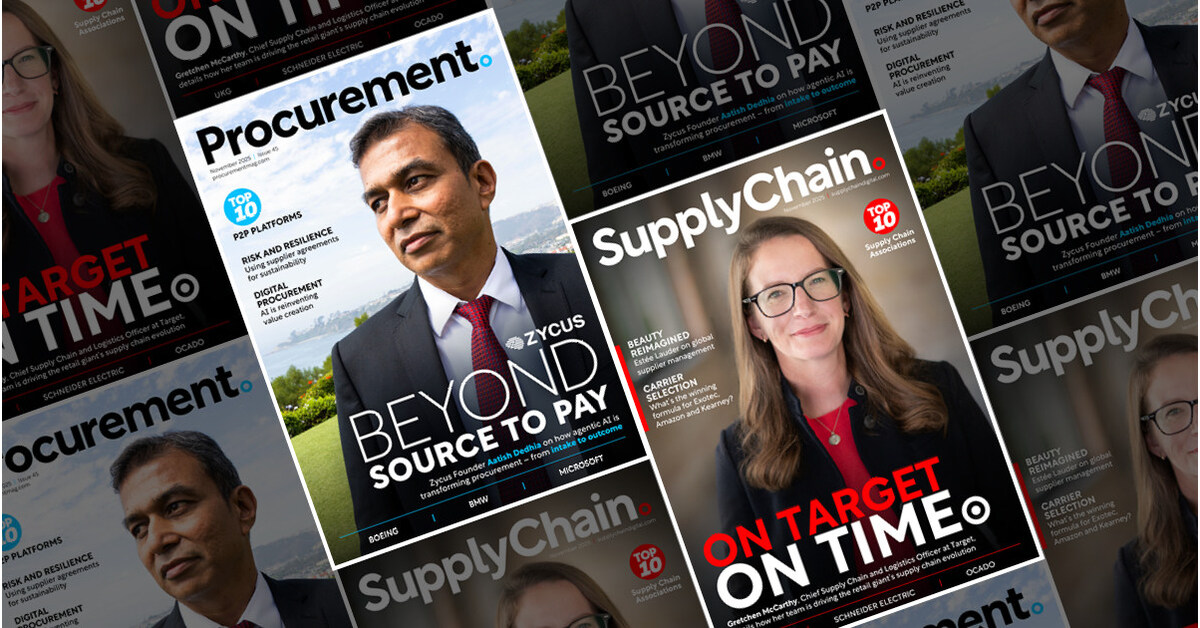 November Procurement & Supply Chain Portfolio Launches With Exclusive Insights From Target, Estée Lauder, PepsiCo, and More