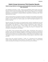 Match Group Announces Third Quarter Results