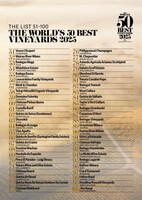 THE WORLD'S 50 BEST VINEYARDS ANNOUNCES THE 51-100 LIST FOR 2025