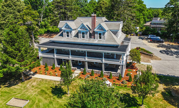 Exterior photo of The Miller House