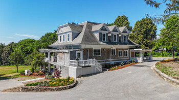 Exterior photo of The Miller House