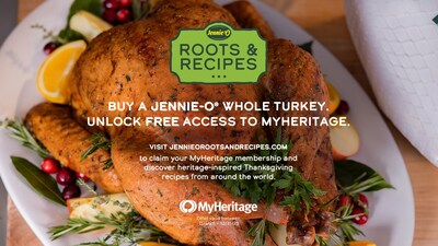 In partnership with MyHeritage, a leading global platform for family history, the JENNIE-O® brand is opening the door for families to build their family trees and celebrate their unique heritage through global recipes.