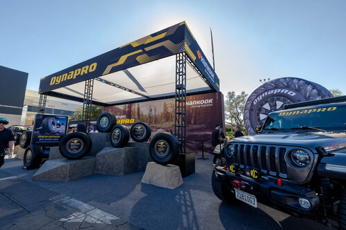 Hankook Tire returns to the annual SEMA Show this week, the premier annual trade show for aftermarket automotive manufacturers. Hankook Tire’s Dynapro product line takes center stage with a full complement of on and off-road products specially designed for SUV and off-road vehicles. Hankook Tire returns to the annual SEMA Show this week, the premier annual trade show for aftermarket automotive manufacturers. Hankook Tire’s Dynapro product line takes center stage with a full complement of on and off-road products specially designed for SUV and off-road vehicles.