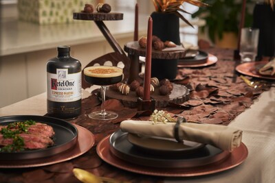 The Cocktail Collection Ketel One Espresso Martini Inspired Hestia Harlow Tablescape Kit