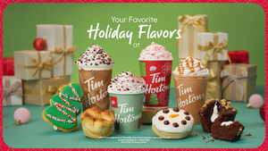 Tim Hortons® U.S. celebrates the holiday season with a delicious menu of festive flavors