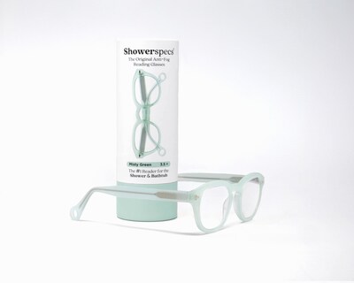 Showerspecs patented anti-fog readers.
