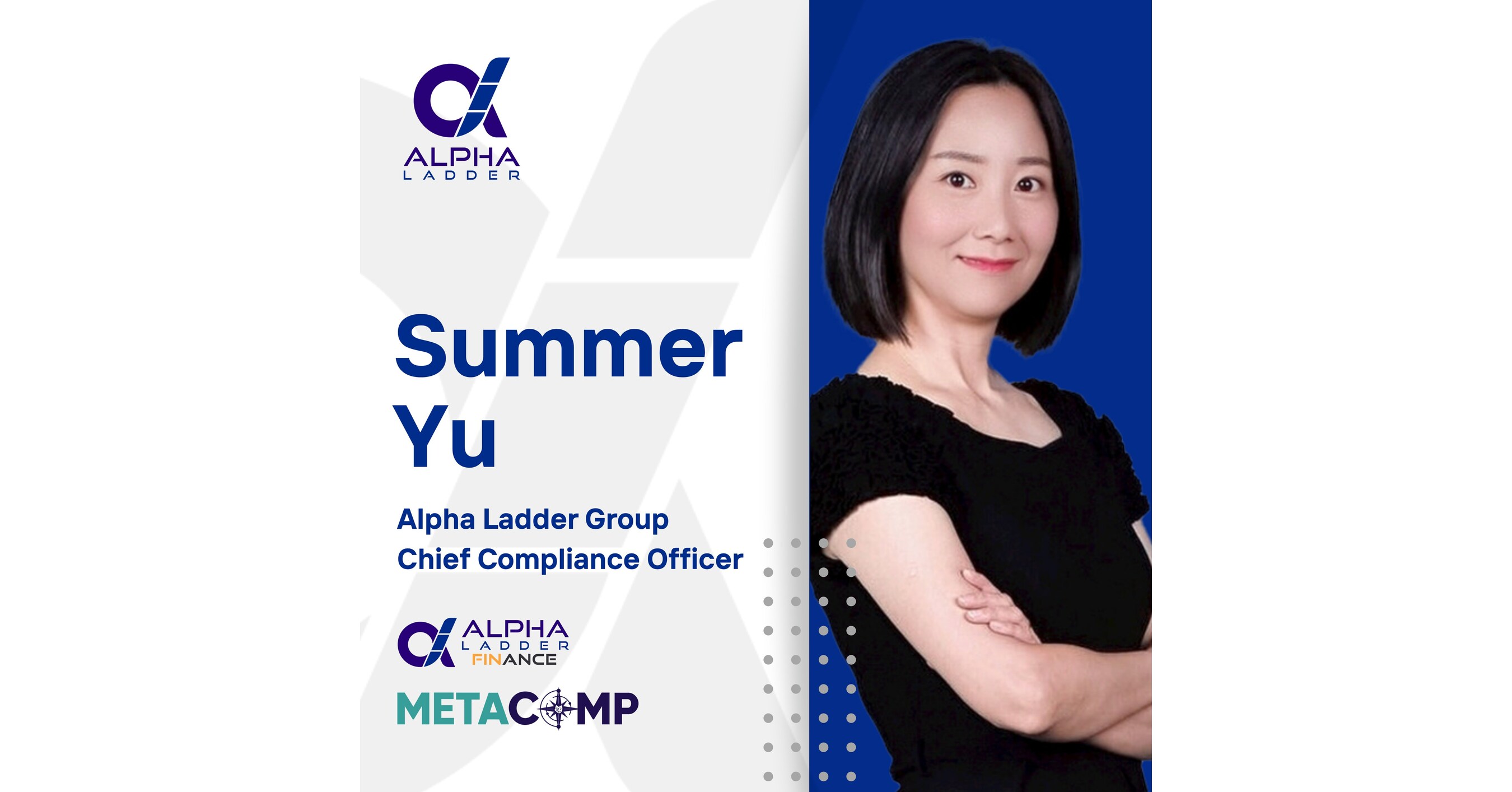 Veteran Compliance Leader from HSBC, PayPal, ByteDance and Aspire,  Appointed as Group Chief Compliance Officer at Alpha Ladder Group to Drive  Trusted Digital Finance