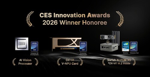 DEEPX Wins Two CES 2026 Innovation Awards, While Sixfab’s ‘ALPON X5’ Powered by DX-M1 Earns the Prestigious ‘Best of Innovation’ Honor