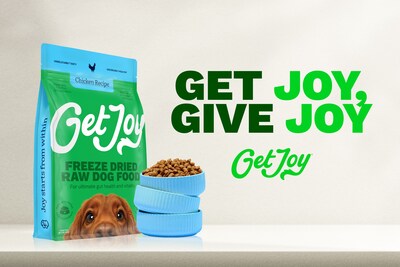 Buy a bag, give a meal. Every purchase of Get Joy’s Freeze Dried Raw Meals through December 31, 2025, at GetJoyFood.com helps feed dogs in shelters across the country.