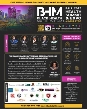 Black Health Matters Brings Star Power and Life-Saving Screenings to Charlotte on November 15th