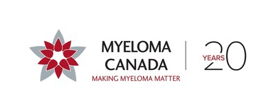 Myeloma Canada 20th anniversary logo (CNW Group/Multiple Myeloma Canada) Myeloma Canada 20th anniversary logo (CNW Group/Multiple Myeloma Canada)