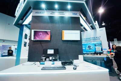 ASUS Intel Booth 4003 at Embedded World North America 2005 at the Anaheim Convention Center