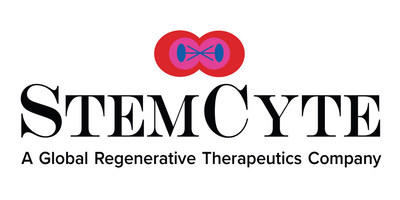 StemCyte corporate logo, advancing innovations in umbilical cord blood and tissue stem cells and regenerative medicine (PRNewsfoto/StemCyte)