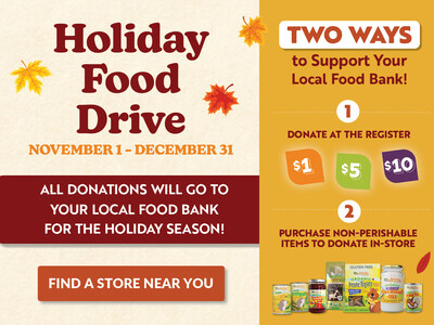 Natural Grocers is hosting its annual Holiday Food Bank Campaign from Nov. 1 to Dec. 31. Customers can participate by donating non-perishables and/or making a donation at the register. Natural Grocers is hosting its annual Holiday Food Bank Campaign from Nov. 1 to Dec. 31. Customers can participate by donating non-perishables and/or making a donation at the register.