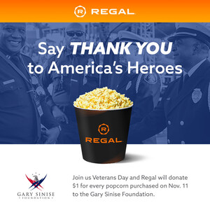 Visit Regal on November 11 to Celebrate America's Veterans with Popcorn and Movies